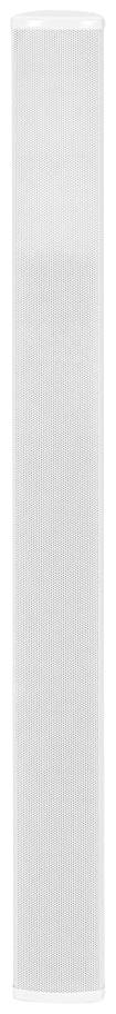 Une fine bande verticale, longue et vide sur un fond blanc.
