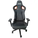 Kunzer Chaise de travail pivotante noir/orange 7RBS03 1 pc(s)