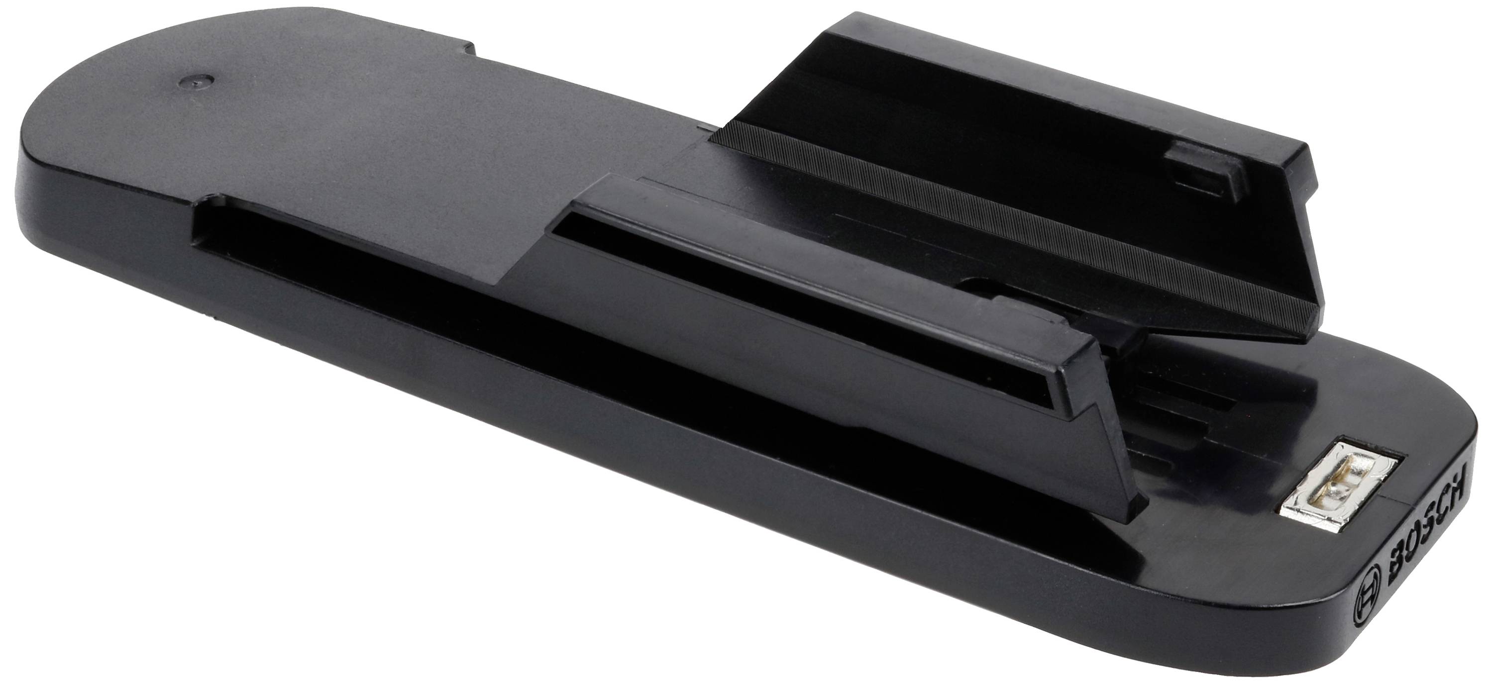 Adaptateur électrique de forme plate et noire, doté d'un port USB sur le côté droit, adapté à différents types de connexions d'appareils.