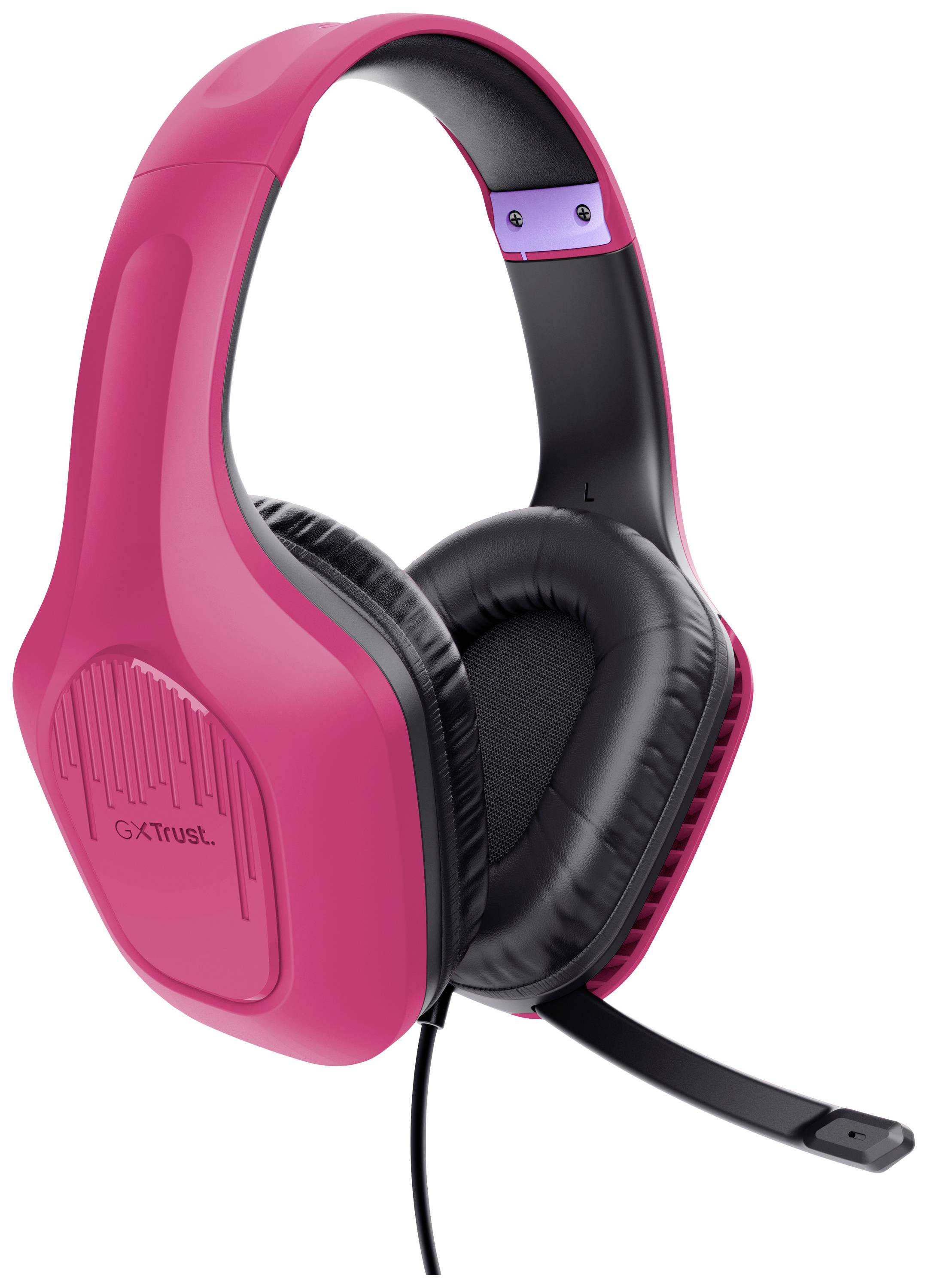 Trust GXT415P ZIROX Gaming Micro-casque supra-auriculaire filaire Stereo  rose