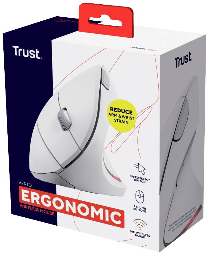 Souris sans fil Trust Verto blanche-7