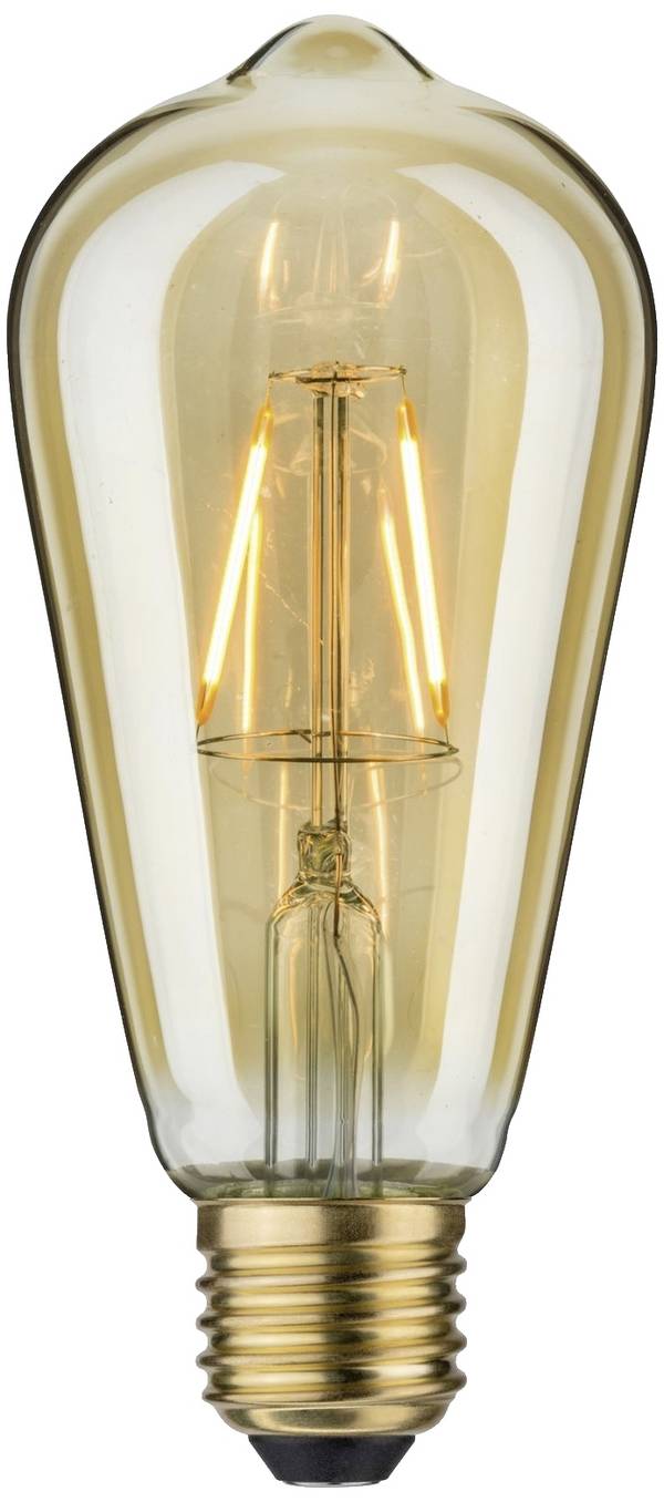 Paulmann 28406 LED  E27 forme de cône 2.7 W or (Ø x H) 64 mm x 145 mm  1 pc(s)