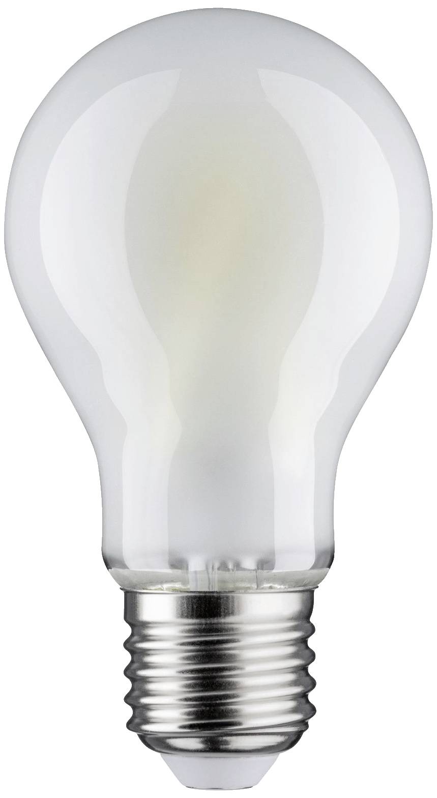 Une ampoule unique sur un fond blanc, symbolisant des idées ou l'illumination.