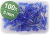 Quadrios Assortiment de LEDs bleu rond 5 mm 2000 mcd 35 ° 30 mA 3.0 V Box