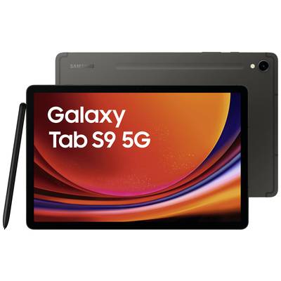 Tablette Android  Samsung Galaxy Tab S9 LTE/4G, 5G, WiFi 128 GB graphite 27.9 cm 11 pouces() 2.0 GHz, 2.8 GHz, 3.36 GHz 