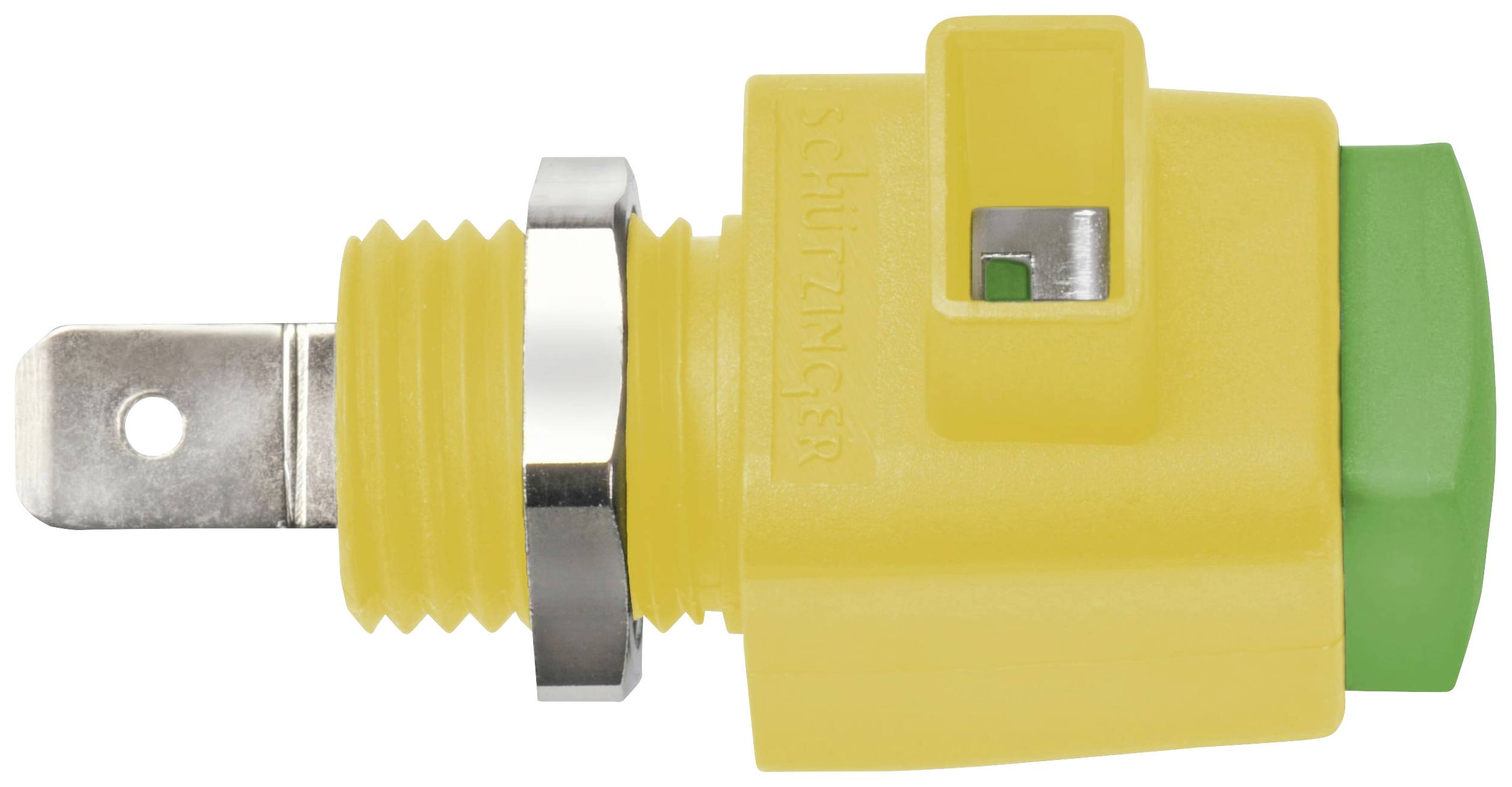 Schützinger Borne à connexion rapide vert-jaune 16 A 1 pc(s) Piece