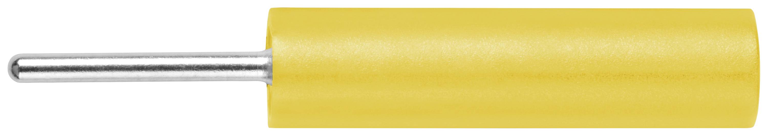 Schützinger Fiche femelle de laboratoire Femelle Ø de la broche: 4 mm jaune 1 pc(s) Piece