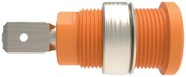 Schützinger  Prise encastrée de sécurité  Ø de la broche: 4 mm orange 1 pc(s) Piece