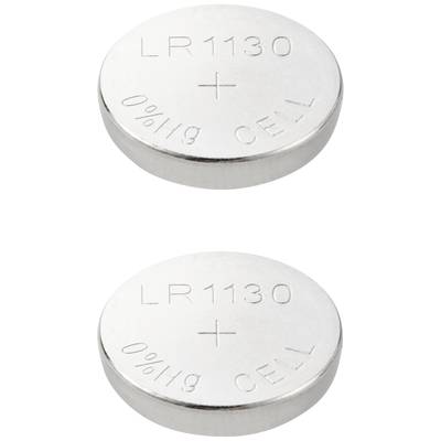VOLTCRAFT Pile bouton LR 1130 alcaline(s) 75 mAh 1.5 V 2 pc(s) - Conrad  Electronic France