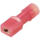 TRU COMPONENTS TC-11599304 Cosse clip Largeur d'accouplement: 2.8 mm Épaisseur de contact: 0.5 mm 180 ° entièrement isol