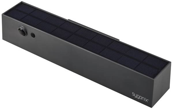 Sygonix  SY-5801968 Applique solaire extérieure avec détecteur de mouvement  LED LED intégrée 10 W anthracite-gris