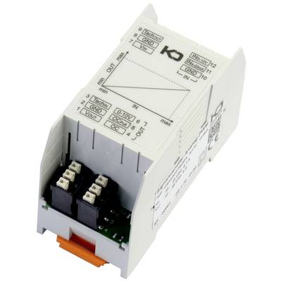 Un dispositif de contrôle avec des connexions et des symboles de schéma électrique sur la face avant. Adapté pour les applications de commande électrique.