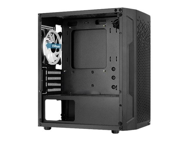 Aerocool Trinity Mini, Mini Tower, PC, Noir, micro ATX, Mini-ITX, Acrylonitrile-Butadiène-Styrène (ABS), SPCC, Multi-2