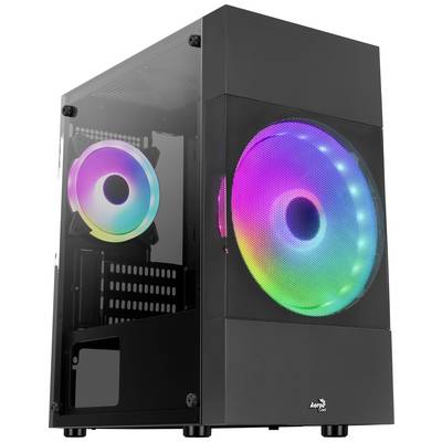Aerocool Atomic Lite, Mini Tower, PC, Noir, micro ATX, Mini-ITX, ABS, SPCC, Acier, 15,8 cm-0