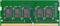 Un module RAM avec un circuit imprimé vert et huit puces de mémoire. Il est utilisé dans les ordinateurs pour le traitement rapide des données.