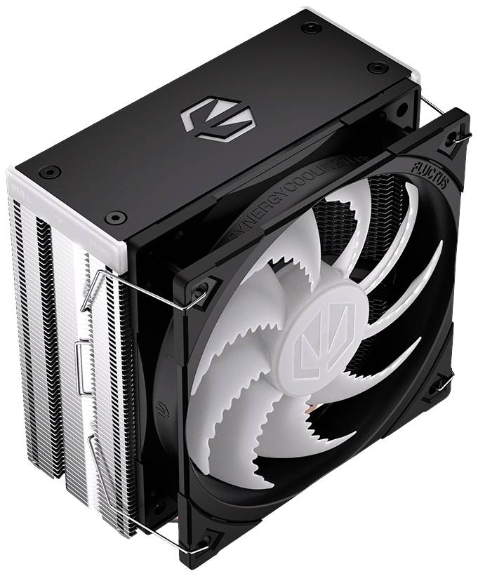 Refroidisseur d'air pour ordinateurs, équipé d'un grand ventilateur et de ailettes métalliques, destiné à refroidir les processeurs dans les PC.