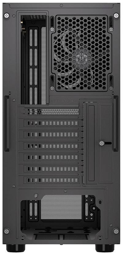 Tour midi endorfy Ventum 200 Solid Boîtier PC noir 1 ventilateur pré-installé, filtre anti-poussière-8