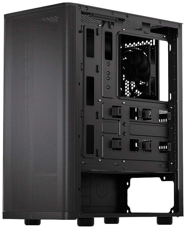 Tour midi endorfy Ventum 200 Solid Boîtier PC noir 1 ventilateur pré-installé, filtre anti-poussière-17