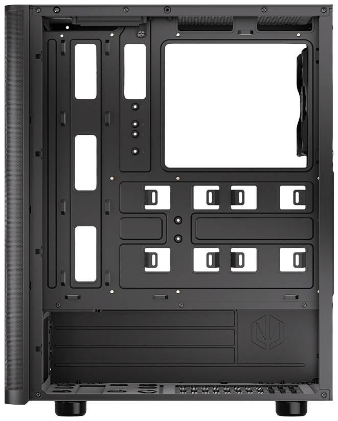 Tour midi endorfy Ventum 200 Solid Boîtier PC noir 1 ventilateur pré-installé, filtre anti-poussière-19