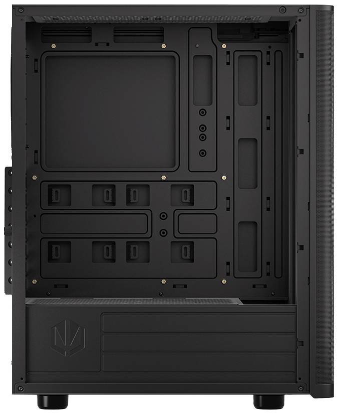 Tour midi endorfy Ventum 200 Solid Boîtier PC noir 1 ventilateur pré-installé, filtre anti-poussière-20