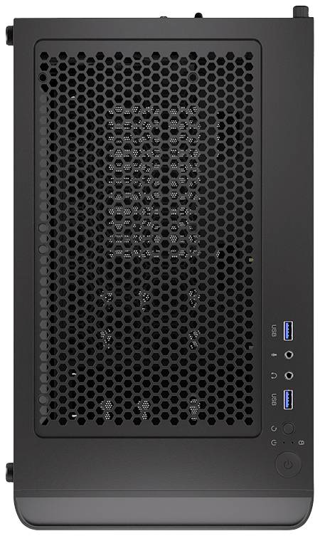 Tour midi endorfy Ventum 200 Air Boîtier PC noir 4 ventilateurs pré-installés, fenêtre latérale, filtre anti-poussière-2