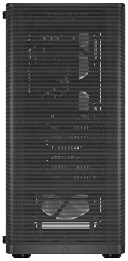Tour midi endorfy Ventum 200 Air Boîtier PC noir 4 ventilateurs pré-installés, fenêtre latérale, filtre anti-poussière-10