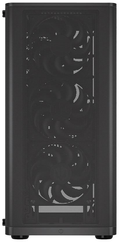 Tour midi endorfy Ventum 200 Air Boîtier PC noir 4 ventilateurs pré-installés, fenêtre latérale, filtre anti-poussière-11