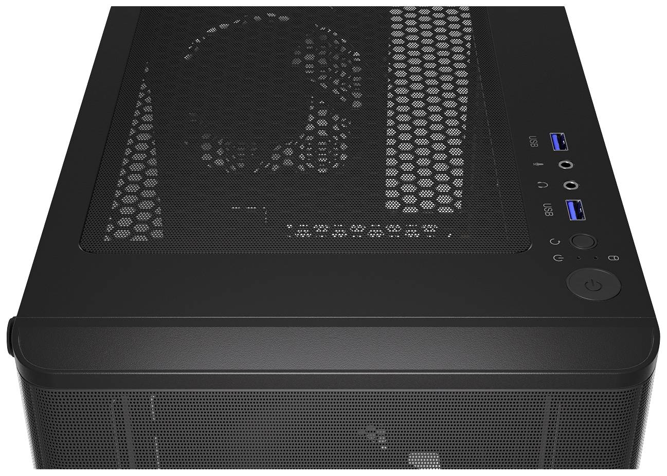 Tour midi endorfy Ventum 200 Air Boîtier PC noir 4 ventilateurs pré-installés, fenêtre latérale, filtre anti-poussière-13