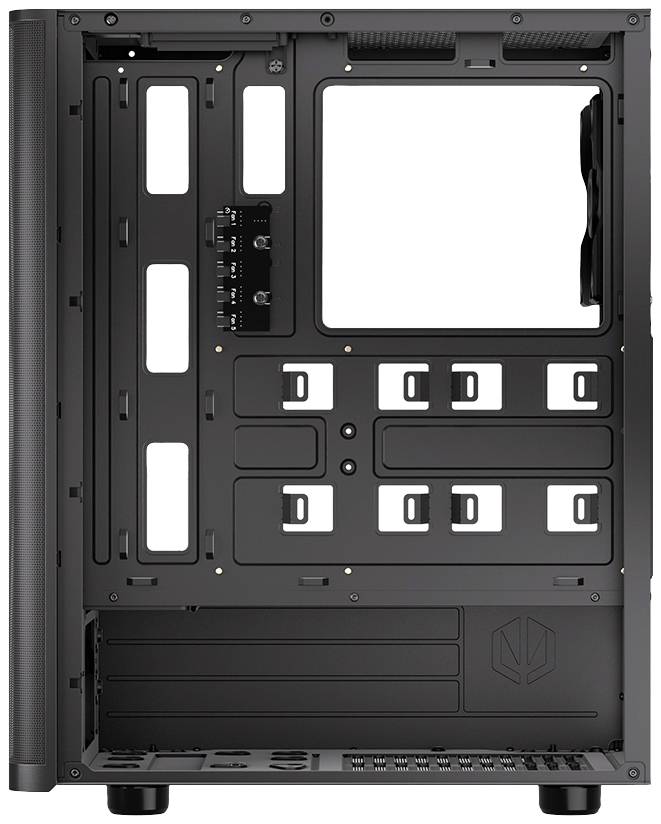 Tour midi endorfy Ventum 200 Air Boîtier PC noir 4 ventilateurs pré-installés, fenêtre latérale, filtre anti-poussière-20