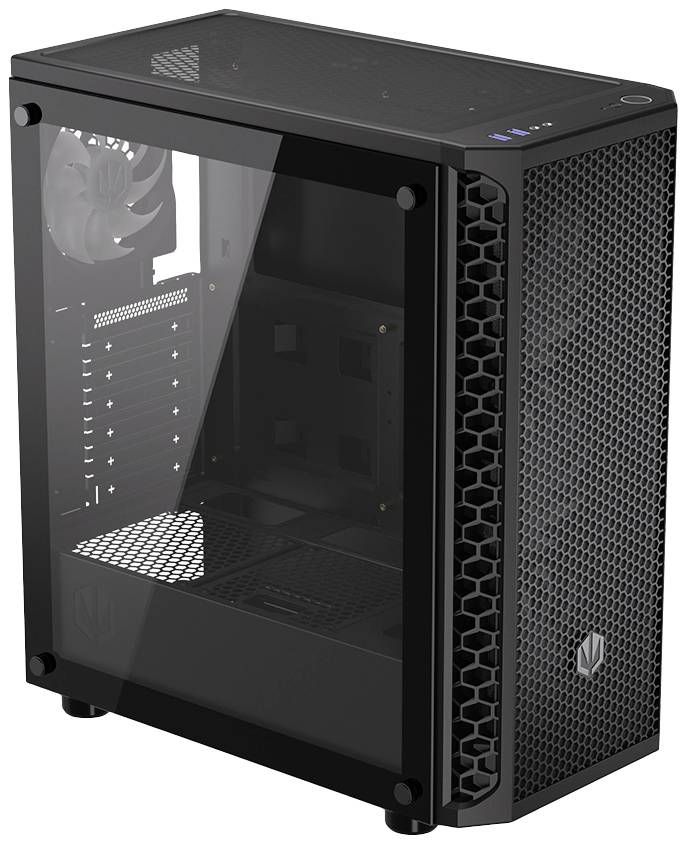 Tour midi endorfy Signum 300 ARGB Boîtier PC noir 4 ventilateurs LED pré-installés, fenêtre latérale, filtre anti-poussi-25