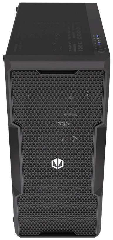 Tour midi endorfy Regnum 400 ARGB Boîtier PC noir 4 ventilateurs LED pré-installés, fenêtre latérale, filtre anti-poussi-3
