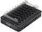 Chargeur USB noir à 10 ports avec cloisons transparentes. Logo 'VOLTCRAFT PS-10' visible à l'avant.