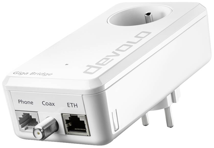 Devolo Giga Bridge Phoneline Adaptateur réseau 8856 FR IP-Bridge, fibre de verre-2