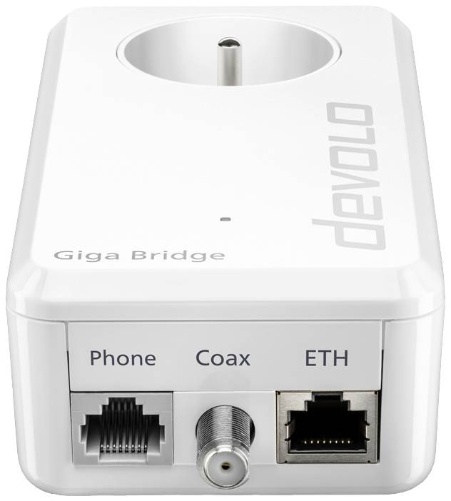 Devolo Giga Bridge Phoneline Adaptateur réseau 8856 FR IP-Bridge, fibre de verre-3