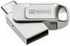 Mymedia Clé USB 2.0 OTG 64 Go, type AC, My Dual, blister argenté