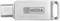 Clé USB-C en métal gravée 'MEDIA' sur sa surface, adaptée au stockage et au transfert de données.