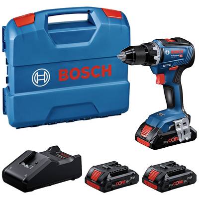 Visseuse sans fil Bosch Professional GSR 18V-55 0615A5002P  18 V  Li-Ion + 3 batteries, + câble de charge, brushless