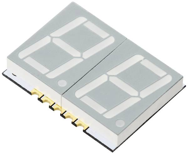 TRU COMPONENTS  LED CMS   jaune 16 mcd    Affichage à deux chiffres