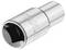 Embout de clé métallique, forme cylindrique, surface brillante, conçu pour les outils. Marqué 'STANLEY'.