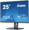 Un moniteur iiyama de 25 pouces, modèle ProLite XUB2595WSU. Résolution de 1920 x 1200, avec technologie IPS.