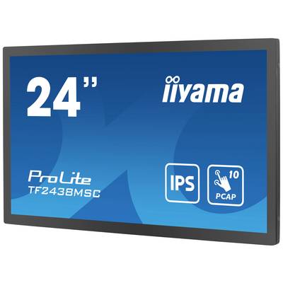 Moniteur Iiyama ProLite TF2438MSC de 24 pouces avec technologie tactile IPS et PCAP.
