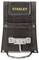 Porte-outils en cuir de Stanley, noir, avec logo jaune en haut, coutures renforcées, boucle métallique pour ranger les outils.