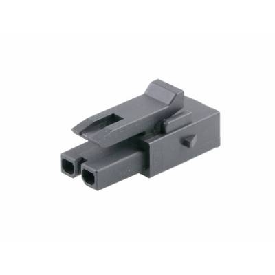 Connecteur bipolaire noir avec boîtier en plastique, adapté aux connexions électroniques.