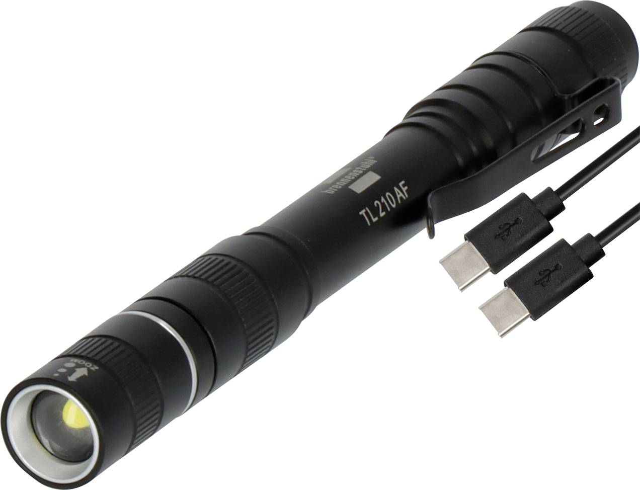 Brennenstuhl TL210 AF LED Lampe de poche avec interface USB à batterie 200 lm 13 h 0.141