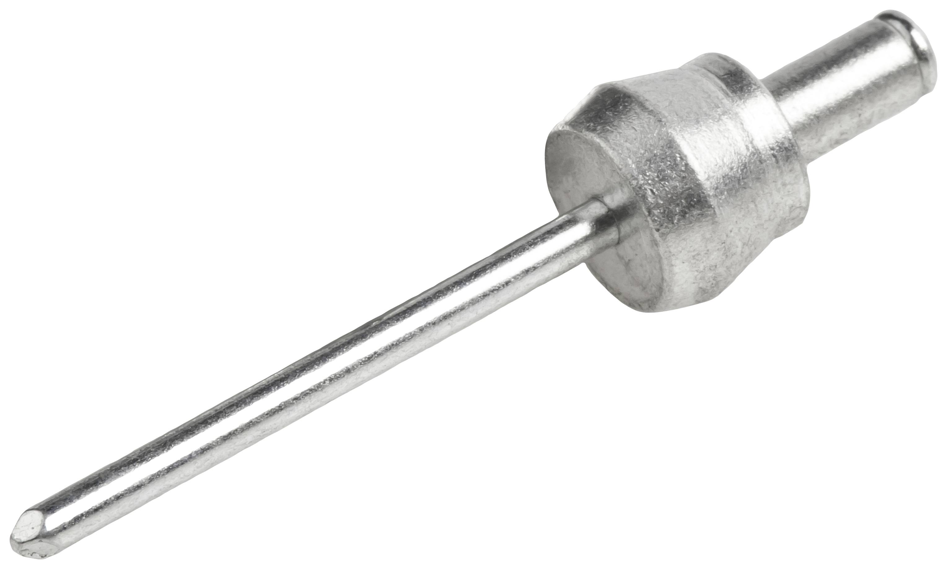 Un stylo métallique avec une extrémité fine et pointue et une partie manche cylindrique plus épaisse, probablement un outil spécialisé.