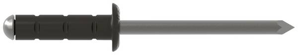 Gesipa 1456090 Rivet aveugle polyvalent (Ø) 4 mm acier inoxydable aluminium aluminium PG Blindniet Al/A2 4x10mm RAL8014 s-braun KS 0,5-6,5mm 500 pc(s)