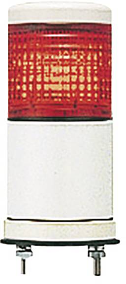 Un voyant d'avertissement rouge de forme cylindrique, monté sur une base blanche, indique une fonction d'alerte.