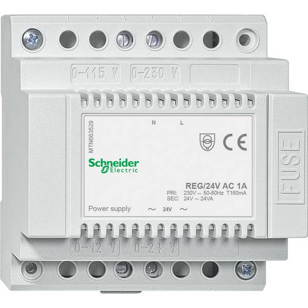 Schneider Electric MTN663529 Alimentation DC/DC rail DIN  24 V 1 A 24 W Nbr. de sorties:1 x  Contenu 1 pc(s)