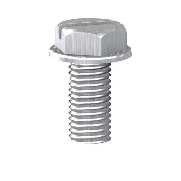 Schneider Electric AF1VA612 AF1VA612 Vis hexagonale M6 12 mm 6 pans extérieurs avec fente 100 pc(s)