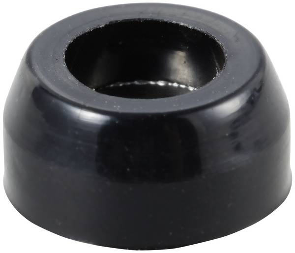 TRU COMPONENTS TC-11654304 Pied d'appareil vissable, rond noir (l x H) 11 mm x 6 mm 1 pc(s)